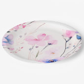 Papier Bord bloemen bruiloft/douche (Gekanteld)