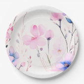 Papier Bord bloemen bruiloft/douche (Voorkant)