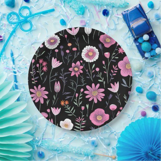 Papier Bord bloemen bruiloft/douche (Feest)