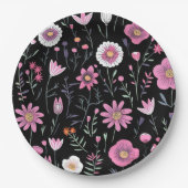 Papier Bord bloemen bruiloft/douche (Voorkant)