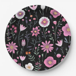 Papier Bord bloemen bruiloft/douche