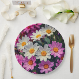 Papier Bord bloemen bruiloft/douche