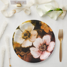 Papier Bord bloemen bruiloft/douche