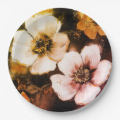 Papier Bord bloemen bruiloft/douche (Voorkant)