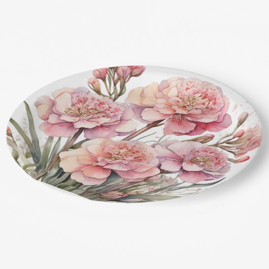 Papier Bord bloemen bruiloft/douche (Gekanteld)