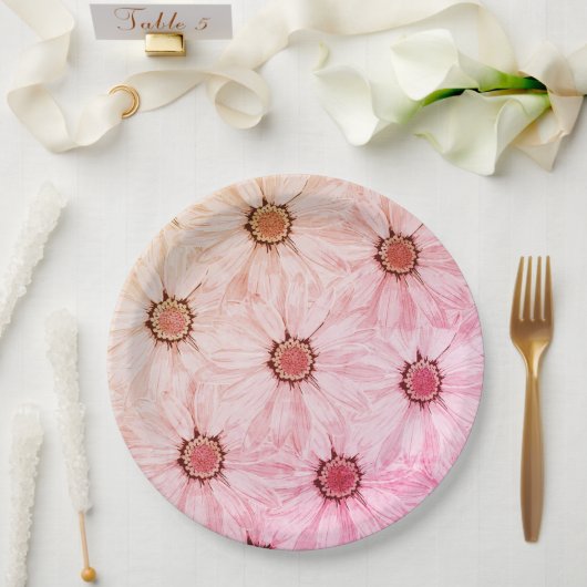 Papier Bord bloemen bruiloft/douche (Huwelijk)