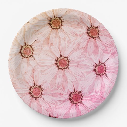 Papier Bord bloemen bruiloft/douche (Voorkant)