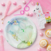 Papier Bord bloemen bruiloft/douche (Feest)