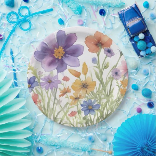 Papier Bord bloemen bruiloft/douche (Feest)