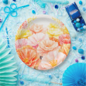 Papier Bord bloemen bruiloft/douche (Feest)