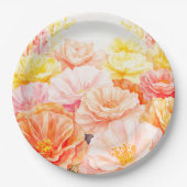 Papier Bord bloemen bruiloft/douche (Voorkant)