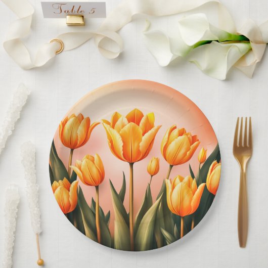 Papier Bord bloemen bruiloft/douche (Huwelijk)