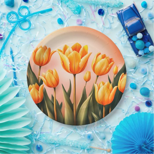 Papier Bord bloemen bruiloft/douche (Feest)