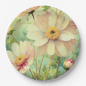 Papier Bord bloemen bruiloft/douche (Voorkant)
