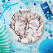 Papier Bord bloemen bruiloft/douche (Feest)