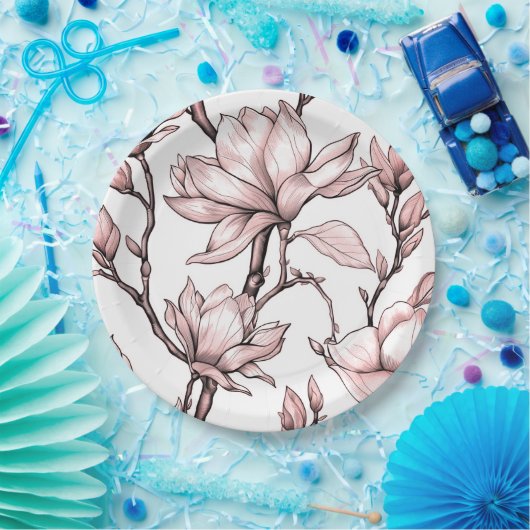 Papier Bord bloemen bruiloft/douche (Feest)