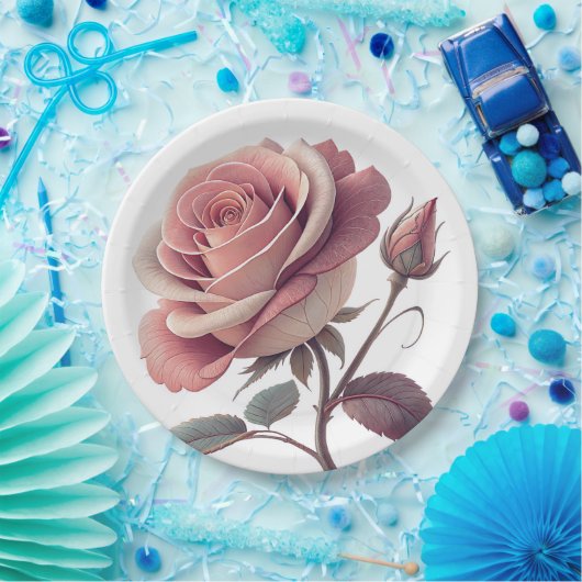 Papier Bord bloemen bruiloft/douche (Feest)