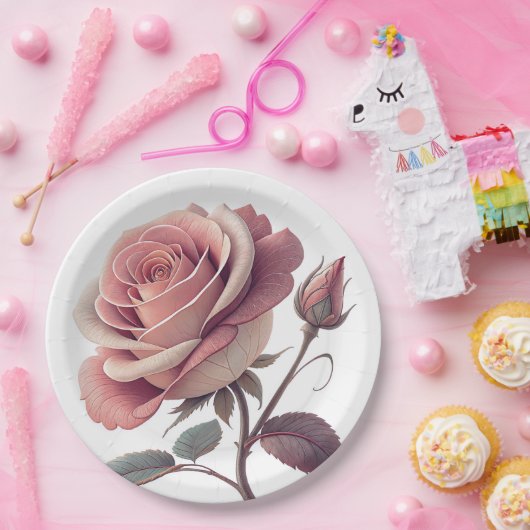 Papier Bord bloemen bruiloft/douche (Feest)