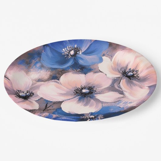 Papier Bord bloemen bruiloft/douche (Gekanteld)