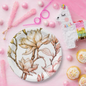 Papier Bord bloemen bruiloft/douche (Feest)