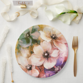 Papier Bord bloemen bruiloft/douche