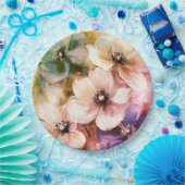 Papier Bord bloemen bruiloft/douche (Feest)