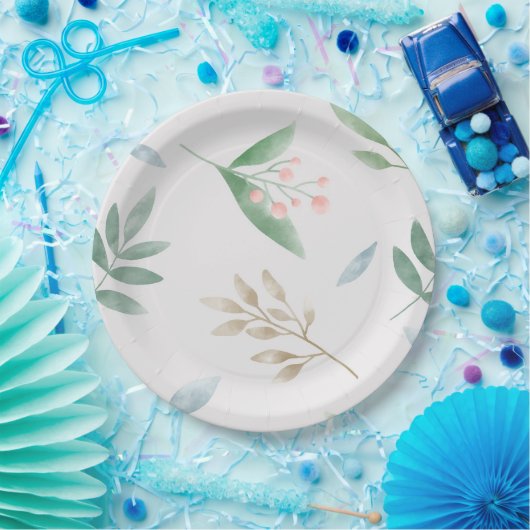 Papier Bord bloemen bruiloft/douche (Feest)