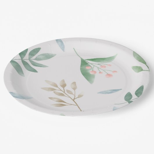 Papier Bord bloemen bruiloft/douche (Gekanteld)