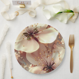 Papier Bord bloemen bruiloft/douche