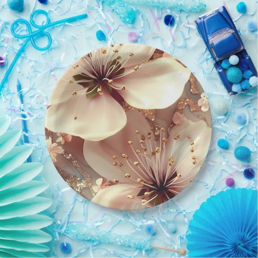 Papier Bord bloemen bruiloft/douche (Feest)