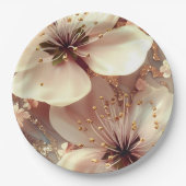 Papier Bord bloemen bruiloft/douche (Voorkant)