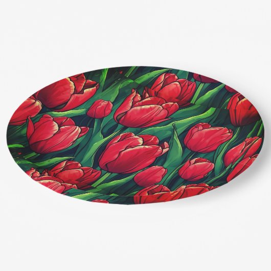 Papier Bord bloemen bruiloft/douche (Gekanteld)