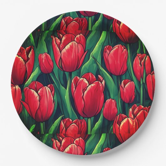 Papier Bord bloemen bruiloft/douche (Voorkant)