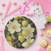 Papier Bord bloemige citroenen bruiloft / douche (Feest)