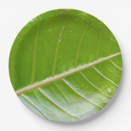 Papier Bord Design met Green Leaf
