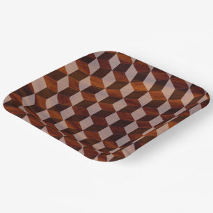 Papier Bord - Faux ingelegd hout