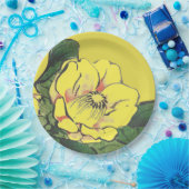 Papier Bord GEEL JAPANESE STROOM (Feest)