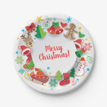 Papier Bord - Gelukkig kerstfeest nieuwjaar! KERST