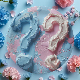 Papier Bord Geslacht Onthullen Party Boy of Girl