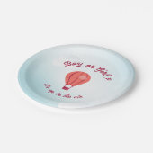 Papier Bord Hete luchtballon (Gekanteld)