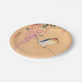 PAPIER BORD JAPANESE BIRD PRINT (Gekanteld)