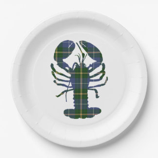 Papier bord Kute Lobster tartan Nautical strand