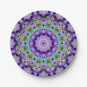 Papier Bord Mandala rond patroon kaleidoscoop