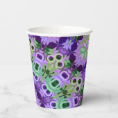 Papier Bord Mandala rond patroon kaleidoscoop Papieren Bekers (Achterkant)