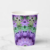 Papier Bord Mandala rond patroon kaleidoscoop Papieren Bekers (Links)