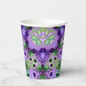 Papier Bord Mandala rond patroon kaleidoscoop Papieren Bekers (Rechts)