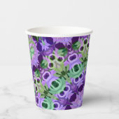 Papier Bord Mandala rond patroon kaleidoscoop Papieren Bekers (Voorkant)