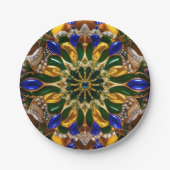 Papier bord met Brazilië Kleuren Ontwerp (Voorkant)