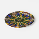 Papier bord met Brazilië Kleuren Ontwerp (Gekanteld)