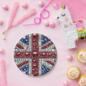 Papier bord met Britse kleuren Design (Feest)